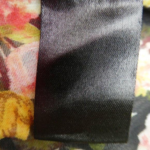 UNIF Ruffle Cami Tank Top Dress Veil Chiffon Floral High Low Long Feminine S - Picture 8 of 9